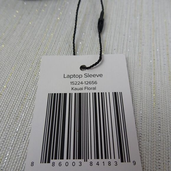 VERA BRADLEY Laptop Sleeve Case Factory Style KAUAI Floral Multicolor NWT $59 - Picture 9 of 10